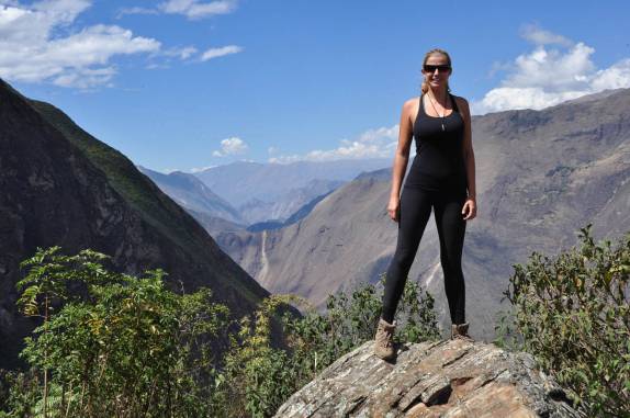 Trilha para Choquequirao, no Peru, já na metade do 2o dia